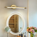 Axya Full Copper Mirror Front Wall Lamp for Bathroom with LED Anti-fog Light
