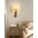 Axyaa Spiral Solid Wood Wall Lamp for Living Room, Study, Bedroom, Corridor