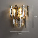 Axyaa Luxury Crystal Chandelier with LED Lighting for Living Room Décor