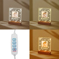 Custom Portrait Acrylic Lamp with Song & Photo for Axyaa Couples Gift