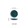 Axyaa Ceramic Western Cuisine Steak and Vegetable Plate Set for Home and Dining
