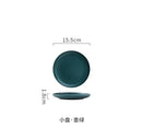 Axyaa Ceramic Western Cuisine Steak and Vegetable Plate Set for Home and Dining