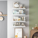 Axyaa Boho Wooden Floating Shelf for Kids' Room, Nursery Wall Decor, Scalloped Edge Storage Shelf