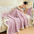 Axyaa Winter Sherpa Blanket - Cozy Warmth for Couch, Sofa, Bed