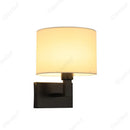Axyaa LED Fabric Lampshade Adjustable Angle Spotlight for Bedroom Living Room Lighting