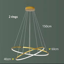 Axyaa Nordic Home Decoration Stair Chandelier Living Room Bedroom Dining Room Pendant Lights Ceiling Light Indoor Lighting