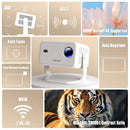 Axyaa 1080P Native 4K Android11 Projector Auto Keystone Focus Wifi6 BT5.2 Outdoor