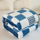 Axyaa Cartoon Pattern Flannel Blanket: Cozy Soft Plush Lightweight Throw for Sofa