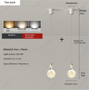 Axyaa Astronaut LED Chandelier: Modern Cream Moonlight Ambiance for Living Room & Bedroom