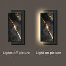 Axyaa LED Starlit Sky Sandstone Mural Light Abstract Painting Remote Dimming