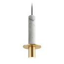 Axyaa Terrazzo Marble Chandelier LED Pendant Lamp for Bedroom & Living Room