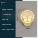 Axyaa Nordic Butterfly Wall Lamp LED Lighting for Restaurant Bedroom Home Decor