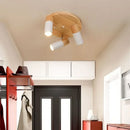 Axyaa Rotatable Wooden Ceiling Light with LED for Bedroom and Living Room
