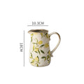 Axyaa Retro Nordic Ceramic Vase Hydroponic Plant Home Decoration Table Accessory