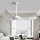 Axyaa High Wind Retro Variable Frequency Solid Wood Ceiling Fan for Dining and Living Room