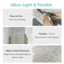 Axyaa Self-adhesive Green 3D Bathroom Tile Stickers, 10pcs Water/Mold Resistant 30x30cm