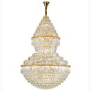 Axyaa Luxury Crystal Chandelier for Villa Living Room with Stunning Hollow Design