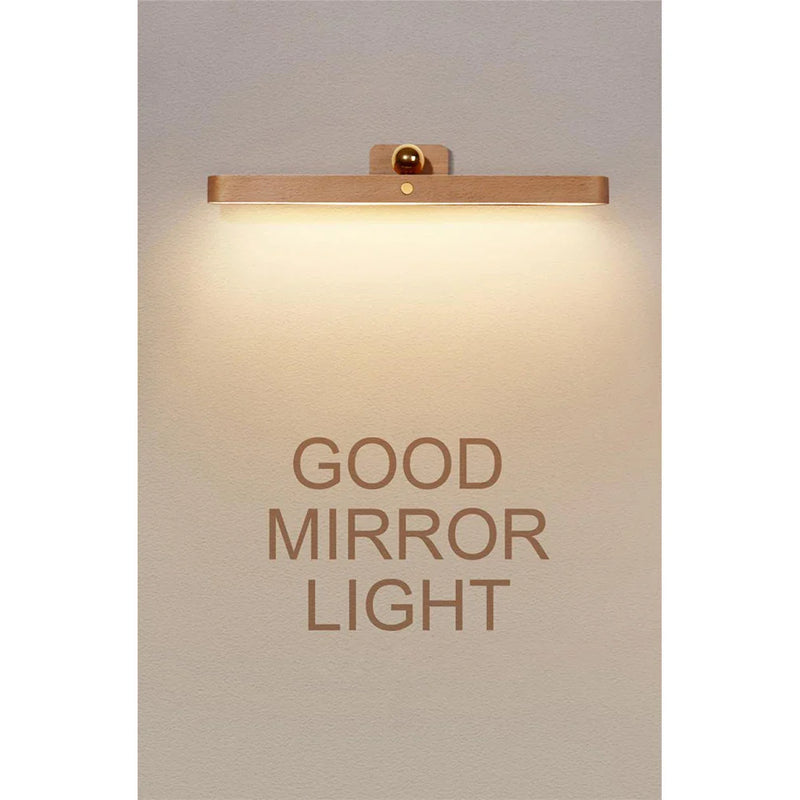 Axya Wooden Mirror Front Fill Light LED Night Light