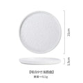 Axyaa Ceramic Stone Pattern Steak Plate for Pasta, Pizza & Japanese Cuisine