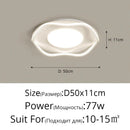Axyaa Nordic White Ceiling Lamp for Minimalist Home Decor & Lighting Control