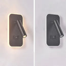 Axyaa Dual-Function LED Wall Sconce with USB Charging and Adjustable Spotlight