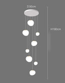 Axyaa LED Ring Pendant Light Chandeliers for Living Room Dining Room Indoor Lighting