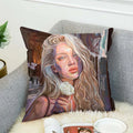 Axyaa 40x40 Jane Koluga Art Pillow Cover for Home Decor and Car Sofa Fall Theme