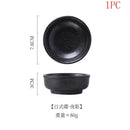 Axyaa Ceramic Side Dishes Set, Round Plates for Seasoning, Snacks & More