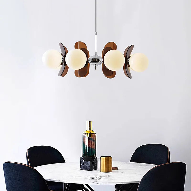 Axya Acrylic Beans Pendant Lamp for Home Décor.