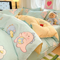 Axyaa Cotton Quilt Cover Single 150x200x230 Small Fresh Print