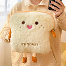 Axyaa Plush Warm Hands Toast Pillow for Girls Birthday Gift