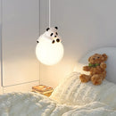 Axyaa Panda Pendant Lamps: Children's Room Hanging Light for Baby Kids Nursery School