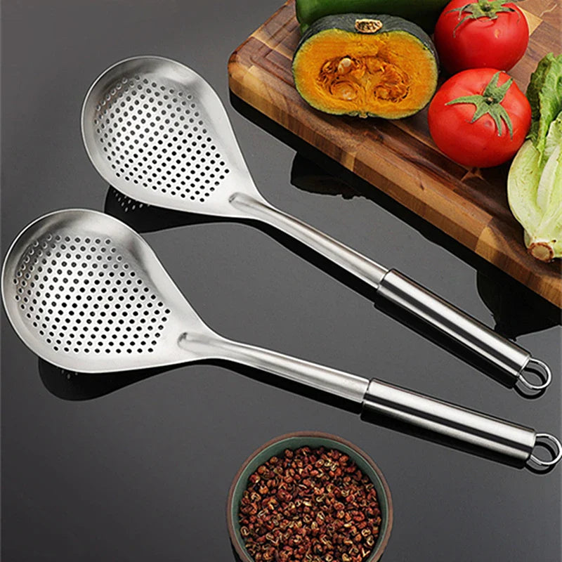 Axyaa Stainless Steel Hot Pot Colander Spoon for Efficient Cooking