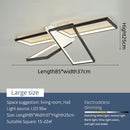 Axyaa Modern LED Ceiling Light in Gold/Black for Living Room, Bedroom, Kitchen