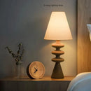 Axyaa Vintage Solid Wood Desk Lamp for Cozy Living Spaces
