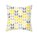 Yellow Gray Geometric Print Pillow Cover 45*45cm for Axyaa - Home Decor Essential