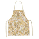 Axyaa Pink Tulip Kitchen Apron for Men and Women - Minimalist Floral Plant Design