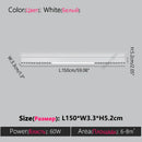 Axyaa Linear Bedroom Ceiling Light – Minimalist Long Strip Lamp for Living Room & Balcony