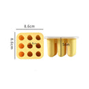 Axyaa Small Ice Pillar Mold Silicone with Cover for Easy DIY Ice Blocks.