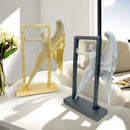 Modern minimalist resin angel picture frame decoration, high-end Axyaa home decor for living room.