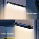 Axyaa Solar Wall Light: Outdoor Waterproof LED Garden Lamp for Home Atmosphere Lighting