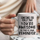 Axyaa Men's Inspirational Funny Coffee Mug 11 oz, Birthday Christmas Novelty Gift