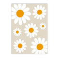 Axyaa Daisy Wildflowers Canvas Art Painting for Nursery Decor