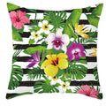 Axyaa Tropical Plants Flower Pillowcase