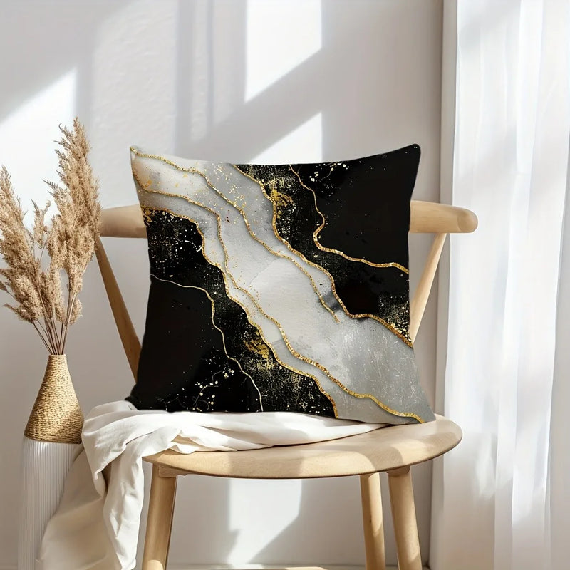 Luxurious Marble Print Pillowcase by Axyaa for Stylish Home Decor