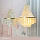 Axyaa Luxury Shell Ceiling Chandelier for Home Decor - Modern & Elegant Lighting Solution
