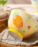 Axyaa Ceramic Rice Bowl with Large Capacity for Fruit, Salad, and More