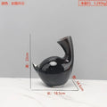Axyaa Glass Vase Desktop Decorative Ornament - Small Mouthed Dried Flower Arrangement