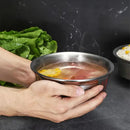 Axyaa Stainless Steel Rice Soup Bowl Set for Kitchen Utensils