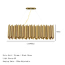 Axyaa Pipe Organ Staircase Pendant Light: Modern Chandelier LED Grand Hanging Lamp